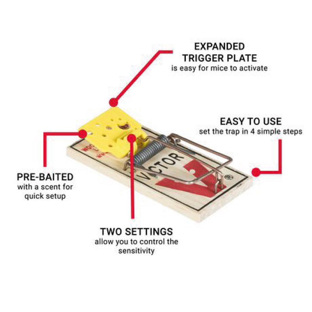 VICTOR® WIDE PEDAL MOUSE TRAP