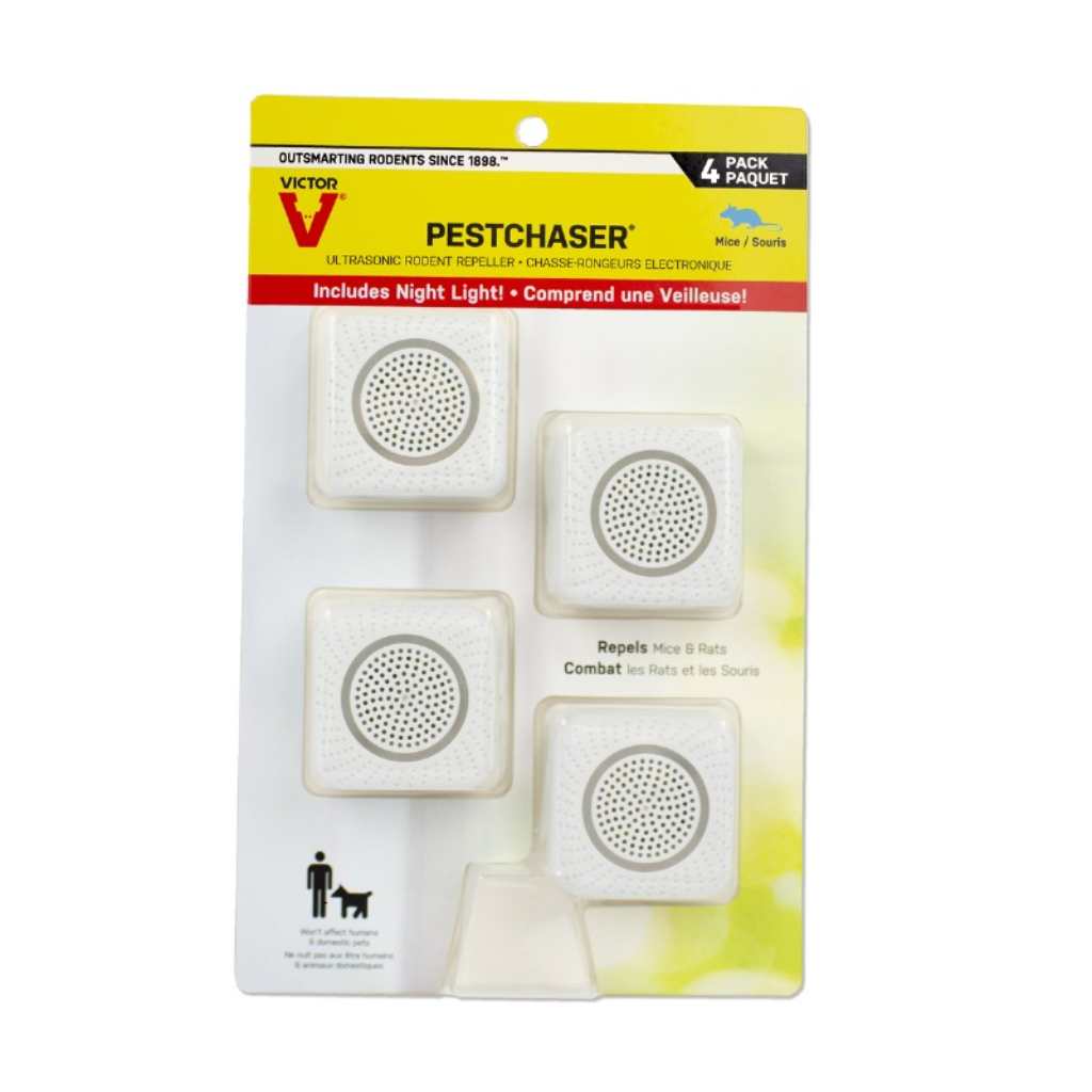 VICTOR® PESTCHASER® Rodent Repellent with Nightlight 4-Pack