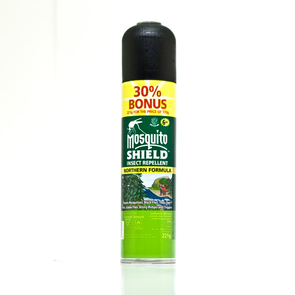 Mosquito Shield Northern Formula - Aerosol (25% Deet) 221g