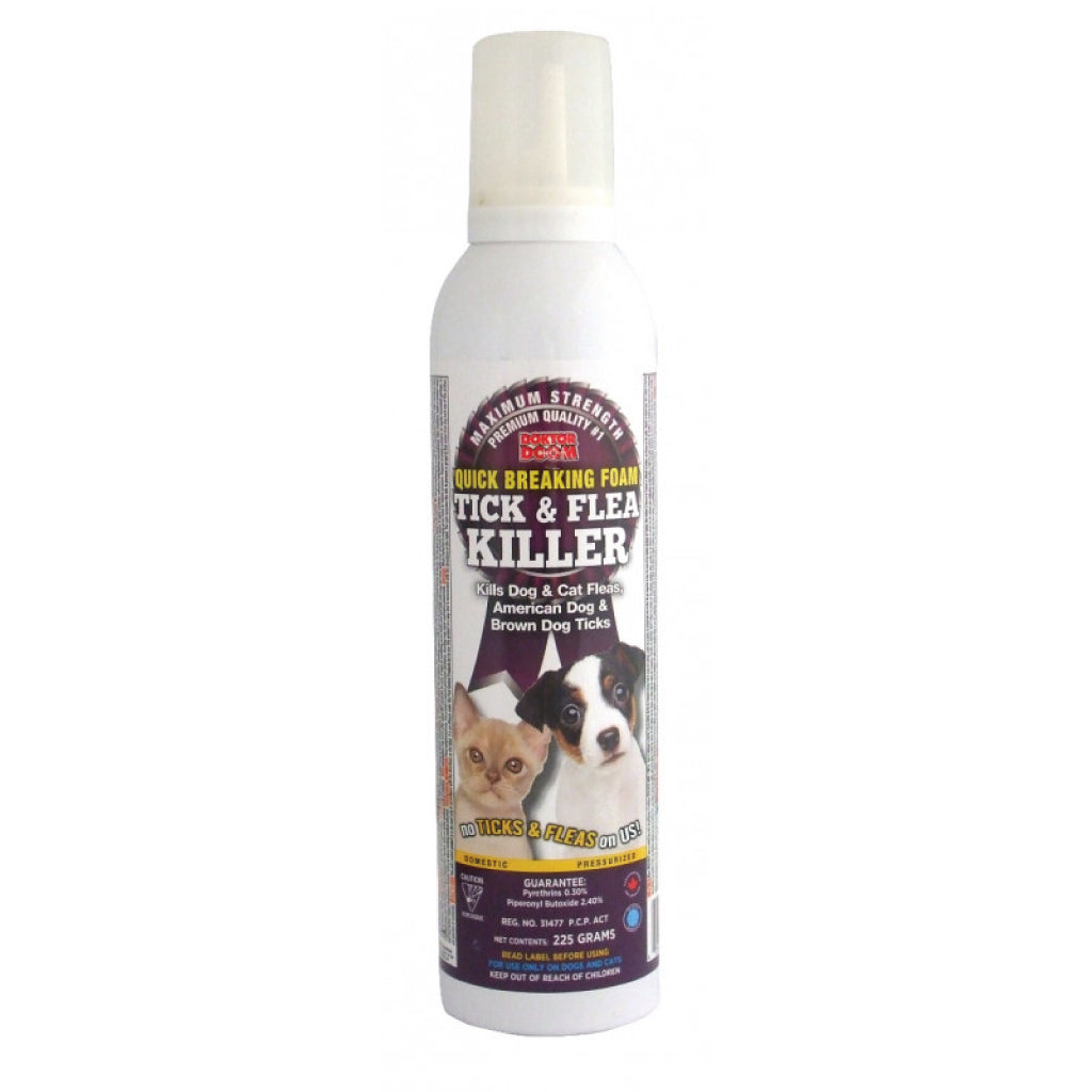 Max Strength Foam Tick & Flea Killer 225G