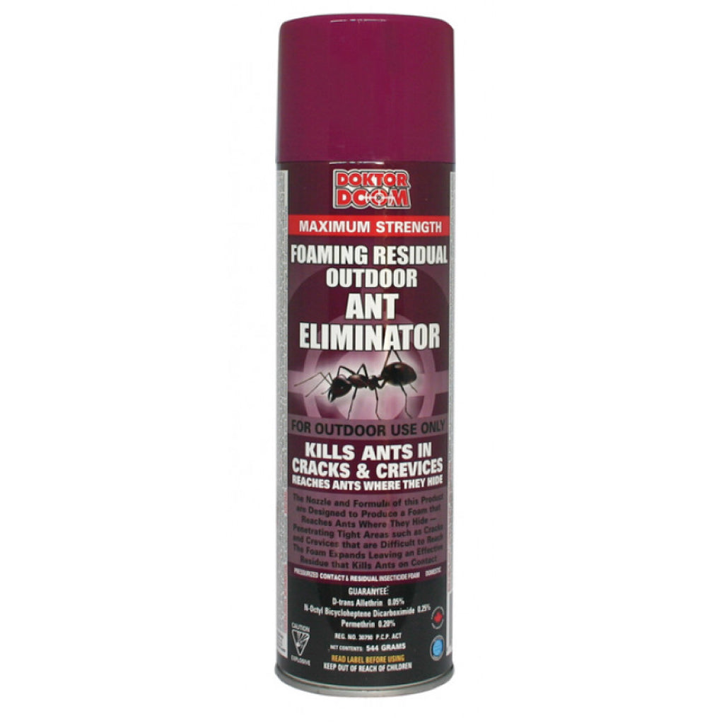 Éliminateur de fourmis résiduelles moussantes Max Strength 544G