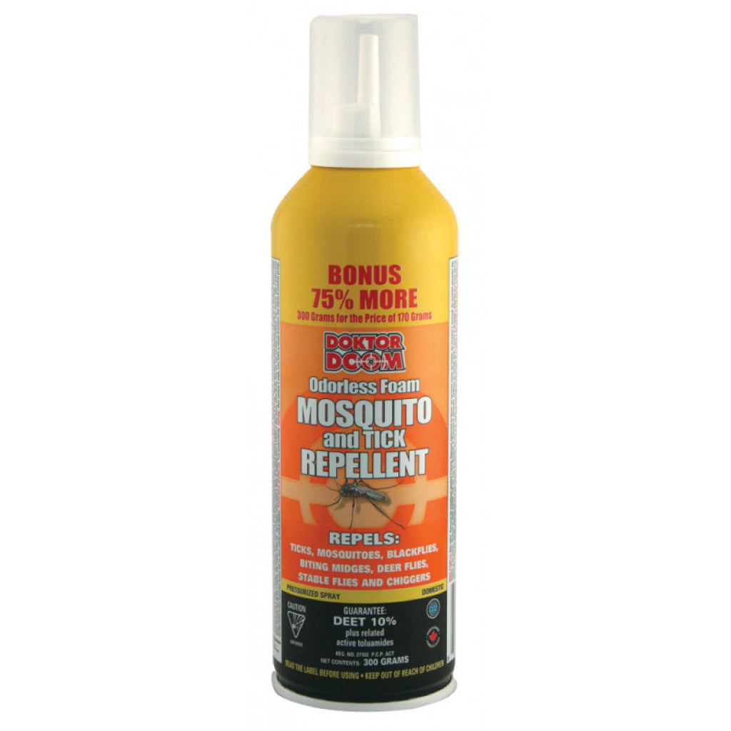 Mosquito Odorless Foam Repellent 10%Deet 300 g