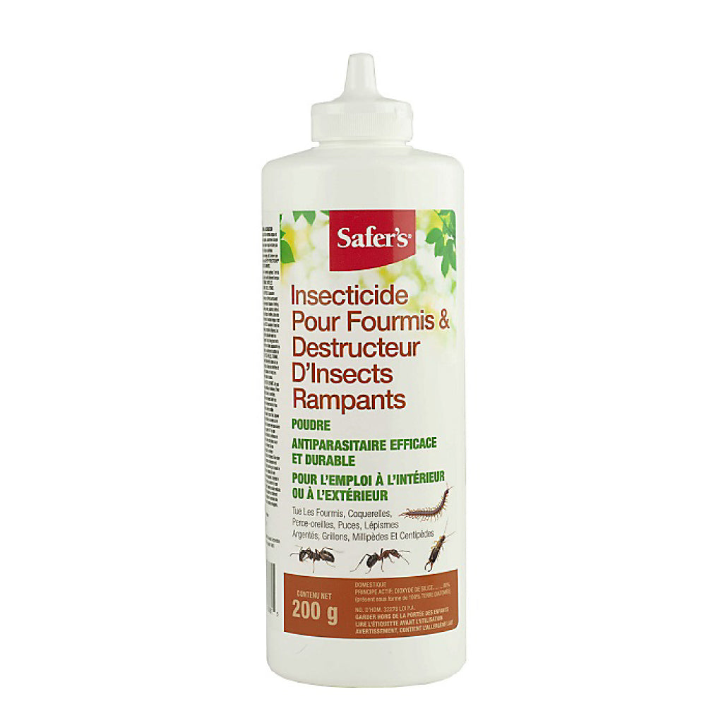 Safers Destructeur de fourmis et d'insectes rampants 200 g