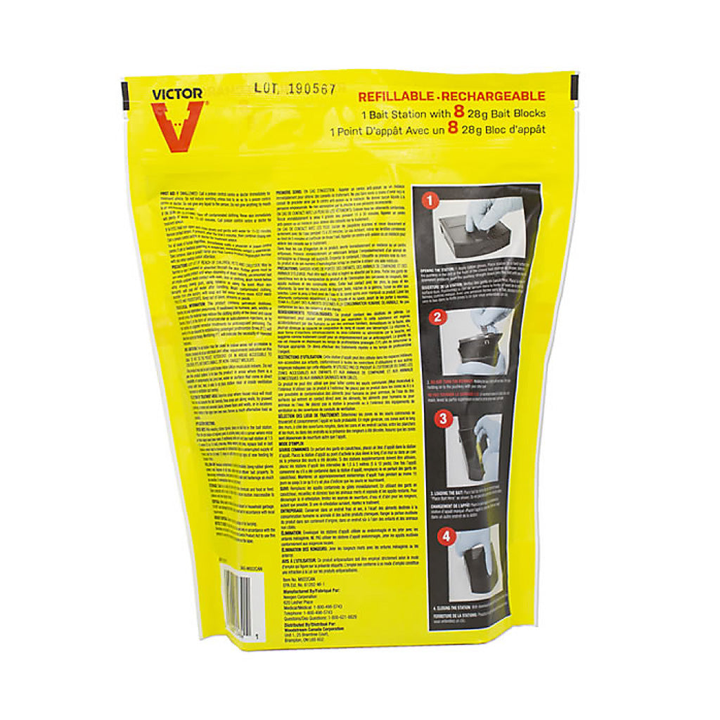 Victor 8-Ct Refill Mouse Bait Station