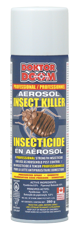 Destructeur d'insectes en aérosol professionnel Doktor Doom - 550 g