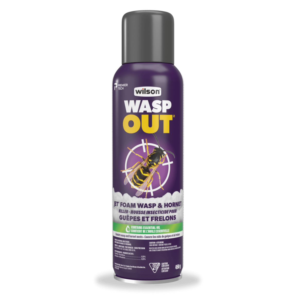 Oneshot Jet Foam Wasp & Hornet Killer Aerosol 450g