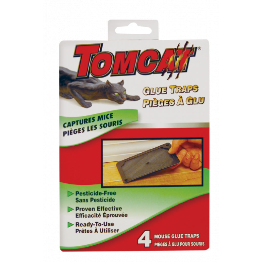 4 pièges à colle pour souris Tomcat – Pest Supply Canada