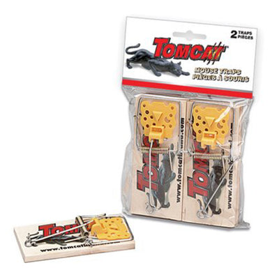 Tomcat Mouse Wood Traps 4-Pack