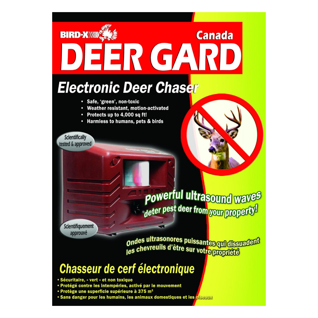 Deer Gard: Répulsif à ultrasons pour cerfs 4000 pieds carrés.