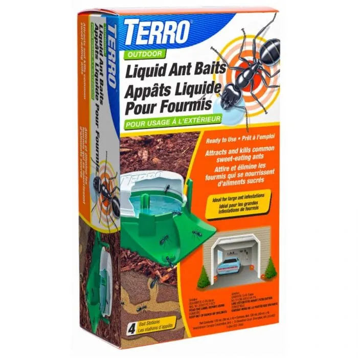 Appâts liquides pour fourmis Terro Outdoor
