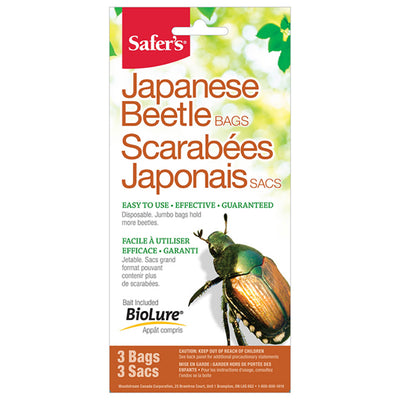 Safers Scarabée japonais 3 sacs de recharge