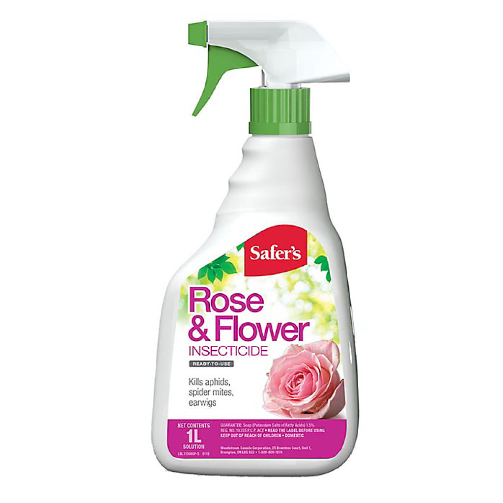 Safers Insecticide pour rosiers et fleurs PAE 1L