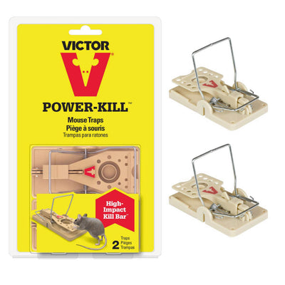 Victor Power-Kill Mouse Trap-2pk